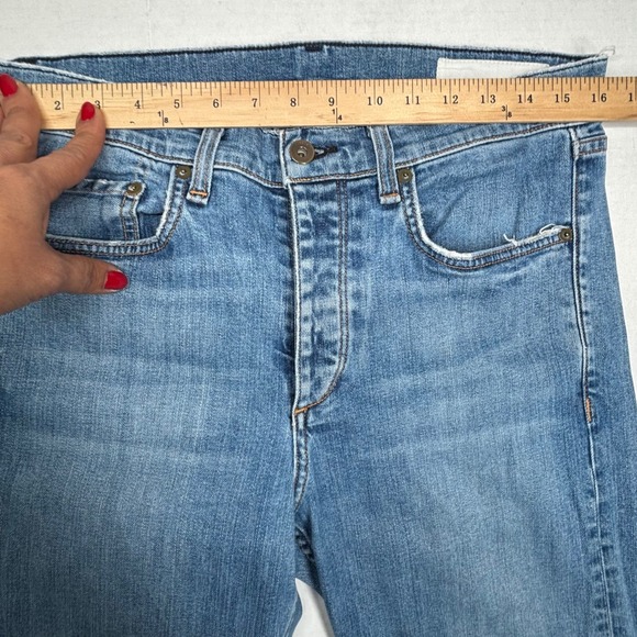 Rag Bone DRE Mid-Rise Slim Boyfriend Denim Jeans Womens 32X32 Student Comfy EUC - Picture 6 of 12